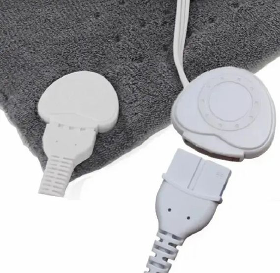 Зігрівальна електрична масажна підстилка – грілка MASSAGING WEIGHTED HEATING PAD від болю в спині | Зображення 2