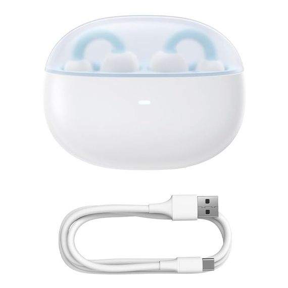 Бездротові TWS навушники Baseus AirGo 1 Ring Open-Ear (A00069201) Stellar White | Зображення 5