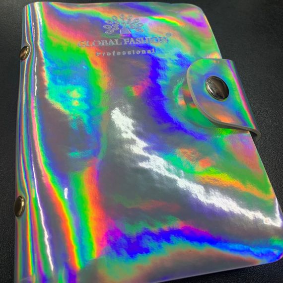 Голографічний альбом для зберігання пластин для стемпінга (на 10 відділень)