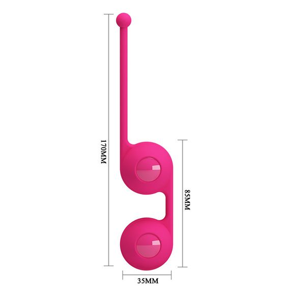 Вагинальные шарики - Pretty Love Kegel Tighten Up III Pink sexstyle | Зображення 5