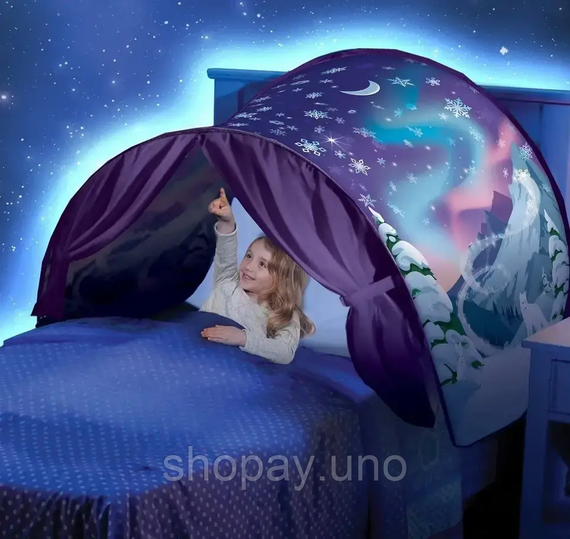 Палатка детская Dream tents plus палатка для детей детская палатка мечты Фиолетовая | Зображення 2