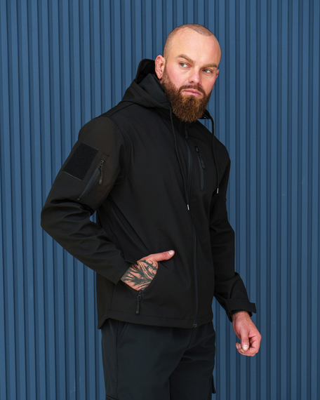 Куртка софтшелл спринг чёрный S | Зображення 7