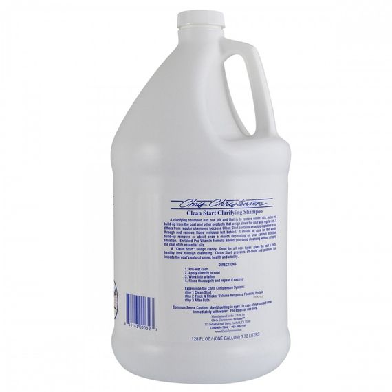 Шампунь Chris Christensen Clean Start для собак та котів для догляду за шерстю 3,8 л | Зображення 1