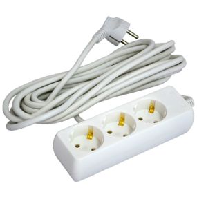 Удлинитель кассетный G3W5M 3 розетки Grunhelm 5 м