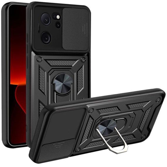 Чехол Ummi Camshield Serge Ring для Xiaomi 13T / 13T Pro Черный