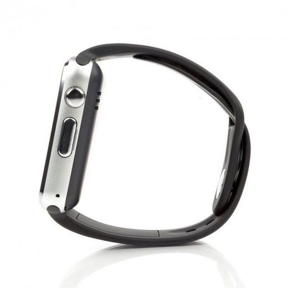 Смарт-часы Smart Watch A1 умные электронные со слотом под sim-карту + карту памяти micro-sd. XW-908 Цвет: серебряный | Зображення 1