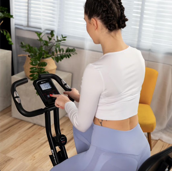 Велотренажер Hop-Sport HS-3030X Apeks X-Bike сірий | Зображення 4