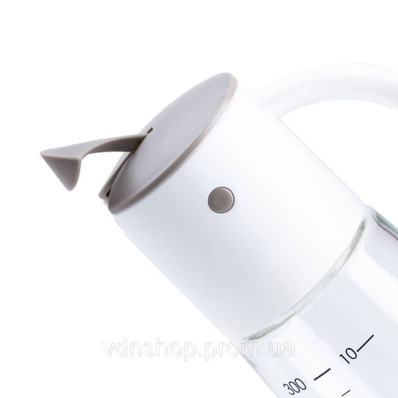 Бутылка дозатор для масла и уксуса 300 мл с носиком и мерной шкалой Серый HP16297W | Зображення 1