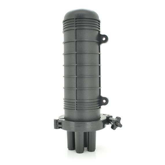 Муфта оптична Merlion ML-OP-F105H-24C, герметична, 4 введення, до 2-х касет, до 24 зварок, матеріал PP | Зображення 1