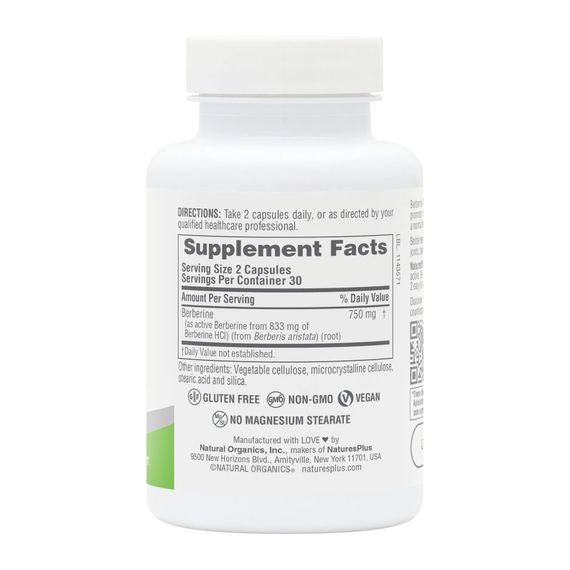 Berberine 750 mg - 60 caps | Зображення 1