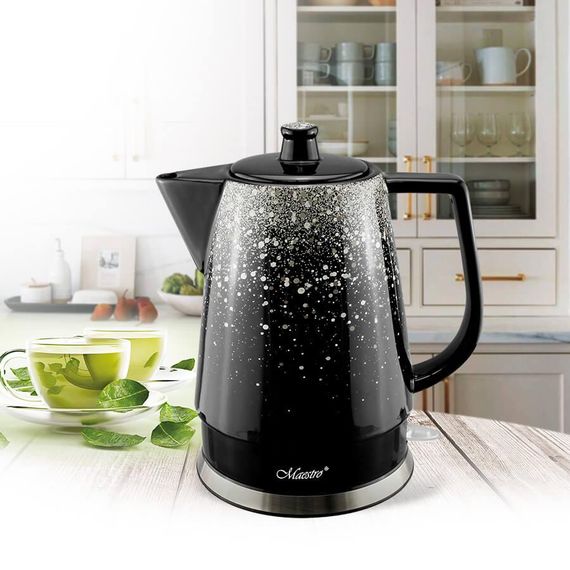 Электрочайник керамический Maestro MR-074-SILVER, 1.5 л, 1500 Вт | Зображення 1