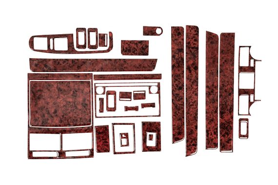 Накладки на панель Карбон для Volkswagen Touareg 2002-2010 рр