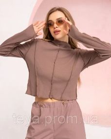 Свитер цвет коричневый размеры S/M, L/XL FI_006944