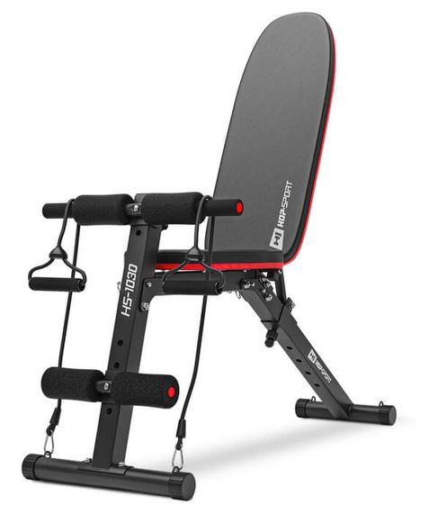 Лавка тренувальна Hop-Sport HS-1030 із фіксатором для ніг | Зображення 1