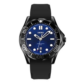 Годинник S2kmei 9276PBKBU Black-Blue Silicone Strap