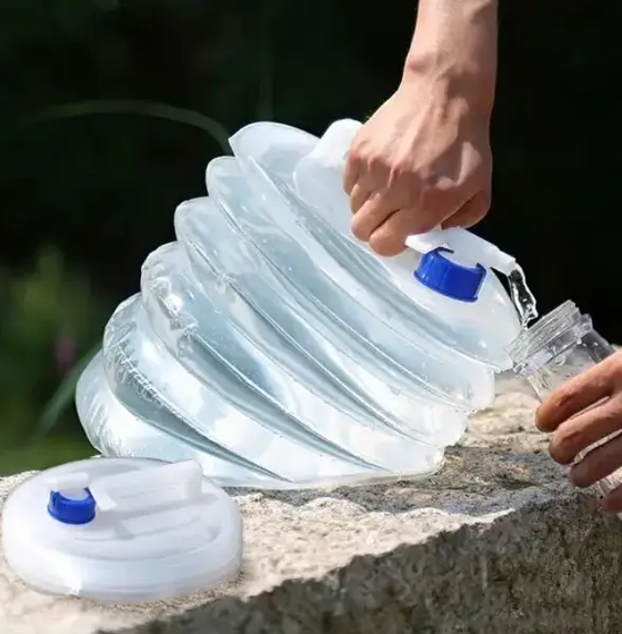 Складная канистра для воды и пищевых жидкостей 15л | Зображення 2