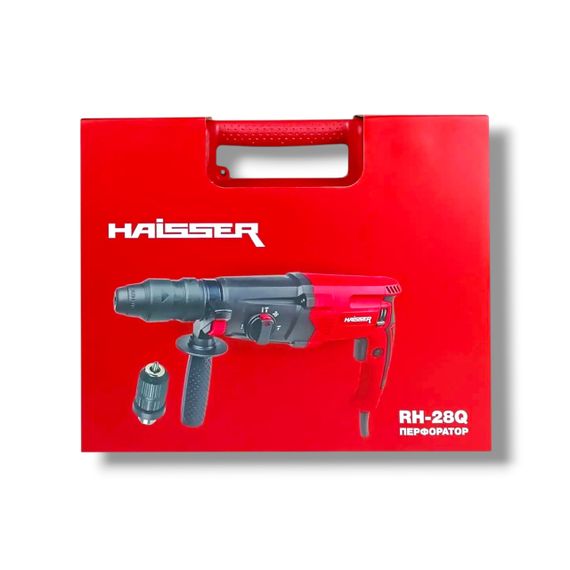 Перфоратор HAISSER RH-28Q, прямий, 1300 Вт, 28 мм, знімний патрон метал | Зображення 4
