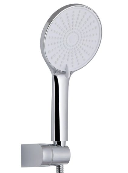 Змішувач для ванни Qtap Jay, Chrome/White (k35) з душовим гарнітуром QTJAY259CRW45553 | Зображення 3
