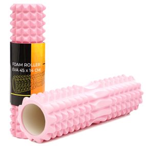 Масажний ролик Cornix EVA 45 x 14 см (валик, ролер) XR-0336 Light Pink