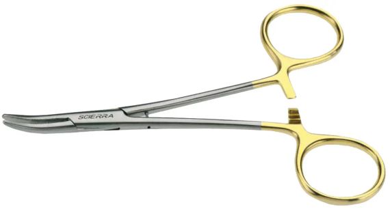 Зажим рибальський Scierra Forceps 5.5" Curved