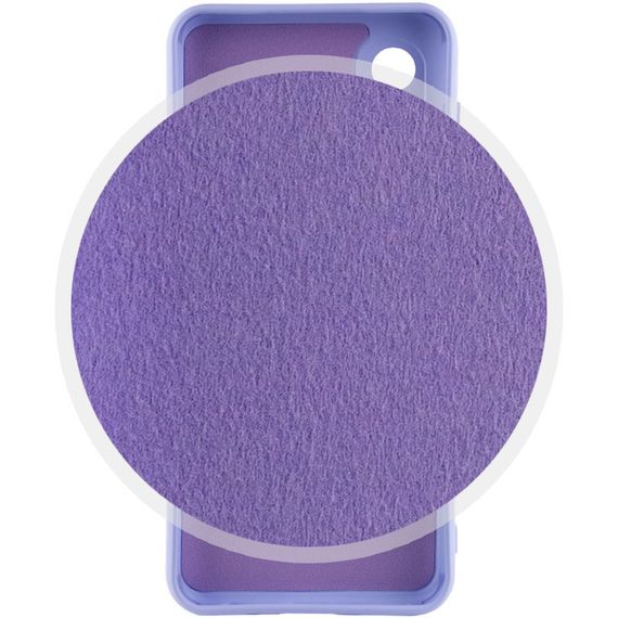 Чехол Silicone Cover Lakshmi Full Camera (A) для Samsung Galaxy A03 Core Full camera, Бузковий/Dasheen | Зображення 2