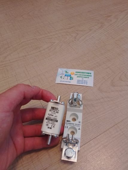 Тримач керамічного запобіжника MRO DC до 160a 690v | Зображення 2