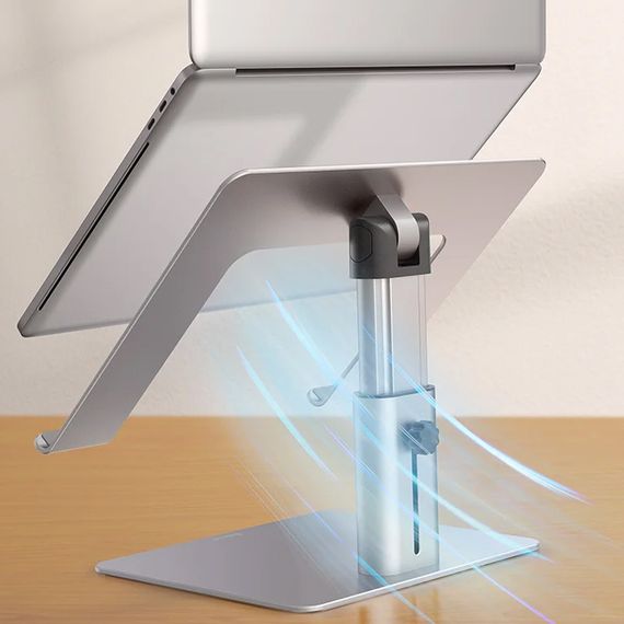 Подставка для ноутбука Baseus Adjustable (LUJS000012) Silver | Зображення 4
