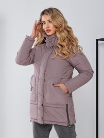 Жіноча зимова куртка з капюшоном, арт. 509, фреза