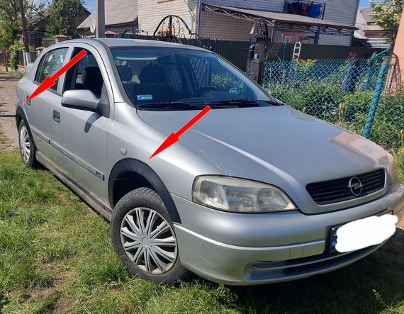 Накладки на арки (SD/HB) (4 шт, чорні) для Opel Astra G classic 1998-2012рр | Зображення 2