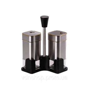 Набор для специй на подставке 2 баночки для соли и перца по 120 мл HP531T1005J