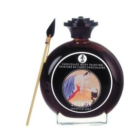 Фарба для тіла Shunga BODYPAINTING – Aphrodisiac chocolate (100 мл) без глютену та парабенів Sex Aura