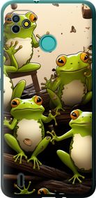 Чехол на Tecno Pop 5 BD2p Жабки "5656u-2412-17620"