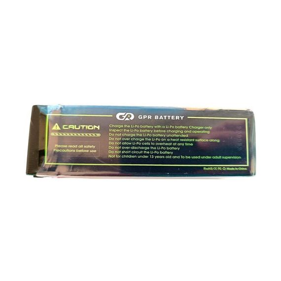 Акумулятор GPR 18.5v 5000 mAh Li-Po 5s 60C 92.5Wh коннектор XT60 | Зображення 4