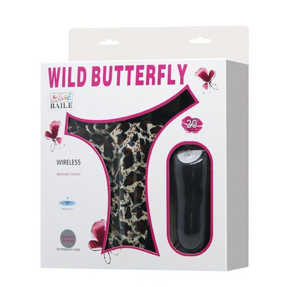 Вібростимулятор клітора з пультом д / у і стрінгами Wild Butterfly BW-012009 Sex Aura | Зображення 7