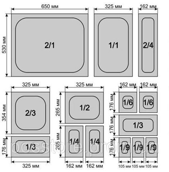 Гастроемкость Cambro GN 1/2 (325х265 мм) из поликарбоната, Черный, 65 мм | Зображення 1