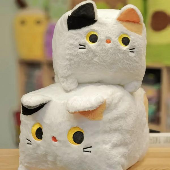 Плюшевий квадратний кіт Котокуб 20 см, дитячий знижка | Зображення 5