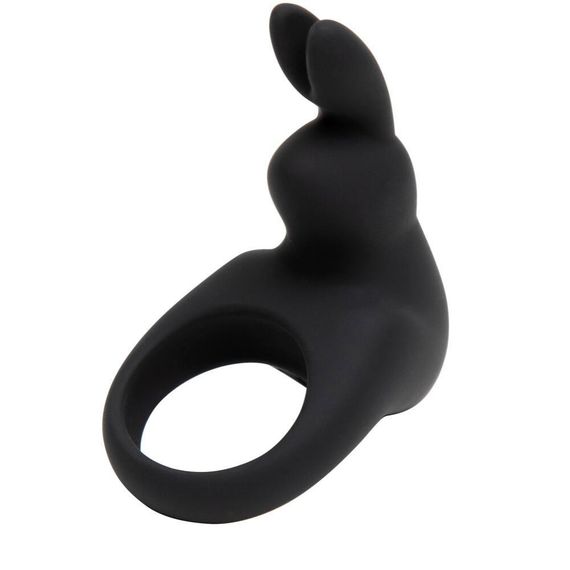 Ерекційне кільце з вібрацією Happy Rabbit Rechargeable Rabbit Cock Ring – силікон, акумулятор, водозахист | Зображення 1