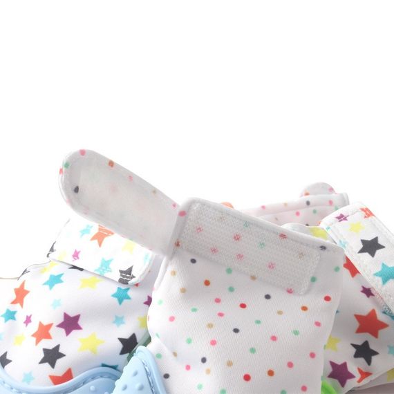 Рукавичка прорізувач гризунок силіконова Зелена | Зображення 3