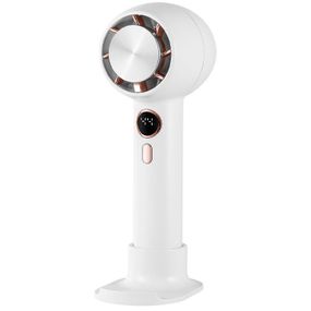 Портативний вентилятор YL007 with Display з підставкою для телефону 2000mAh White