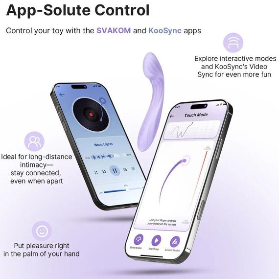 Смарт-вибратор для точки G Svakom Margot, 2 мотора, подогрев sexstyle | Зображення 8