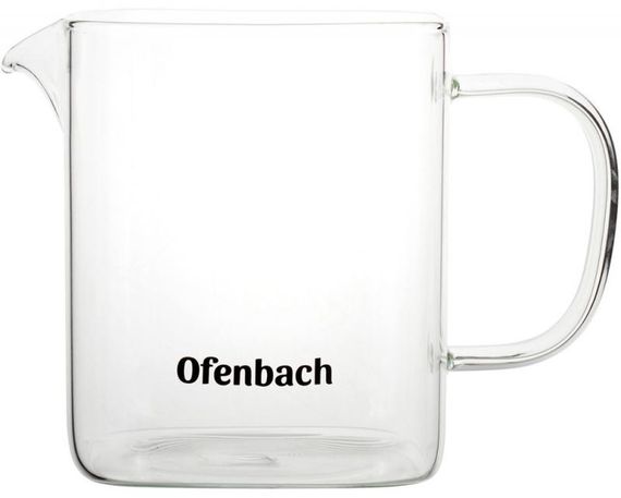 Чайник скляний заварювальний Ofenbach 600мл зі знімним ситечком (0612s) | Зображення 4