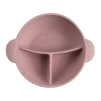 Тарілка дитяча Canpol babies DOTS силіконова на присосці з секціями, рожева (51/403_pin) | Зображення 6