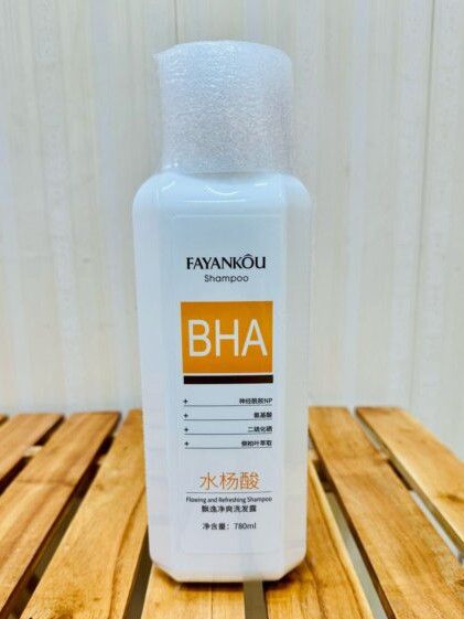 Шампунь для волос Fayankou Bha против перхоти, с салициловой кислотой 780ml
