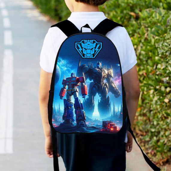 Рюкзак детский Трансформеры "Transformers"34х27см,городской ранец для мальчика с принтом (00567)