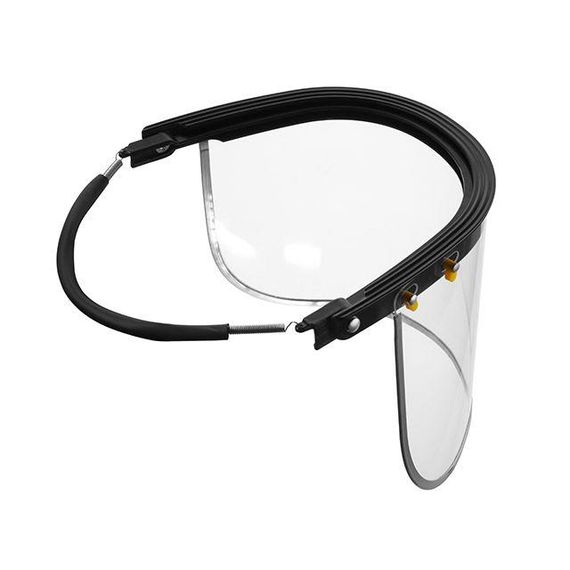 Екран захисний для обличчя, PVC, кріплення на каску INTERTOOL SP-0034 | Зображення 2