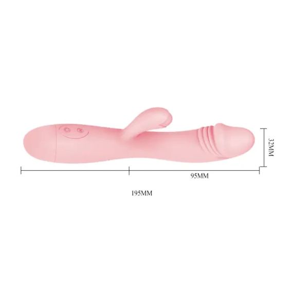 Вібратор зі стимуляцією клітора SNAPPY (рожевий) Sex Aura | Зображення 4