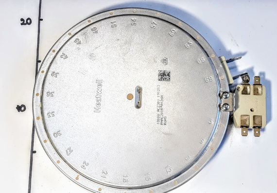 Электроконфорка D200/1800W/4 конт. для стеклокерамических поверхностей | Зображення 1