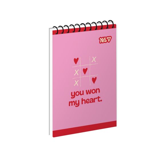 Зошит для записів А7 YES With Love 152550 80 аркушів