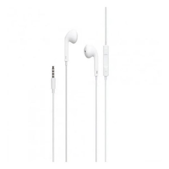 Навушники BOROFONE BM30 Original series wire control earphones with mic White | Зображення 1