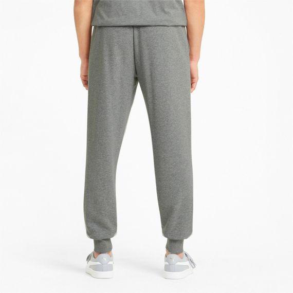 Штани спортивні Puma Essentials Logo 586716 03 (сірі, чоловічі, вільні, бренд пума) | Зображення 4